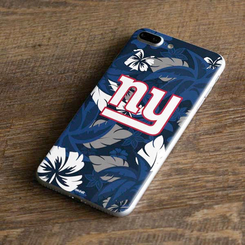 NFL New York Giants Tropical Print iPhone 8 Plus Skin