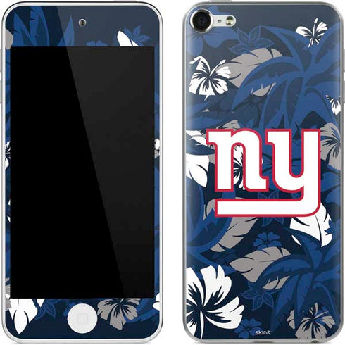 NFL New York Giants Tropical Print Apple iPod Skin