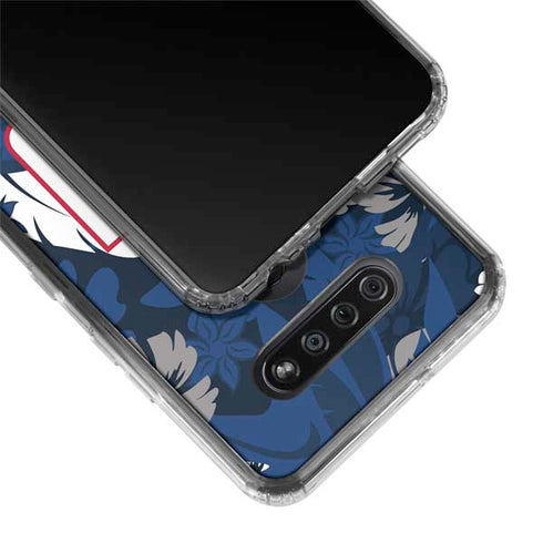 NFL New York Giants Tropical Print LG K51/Q51 Clear Case