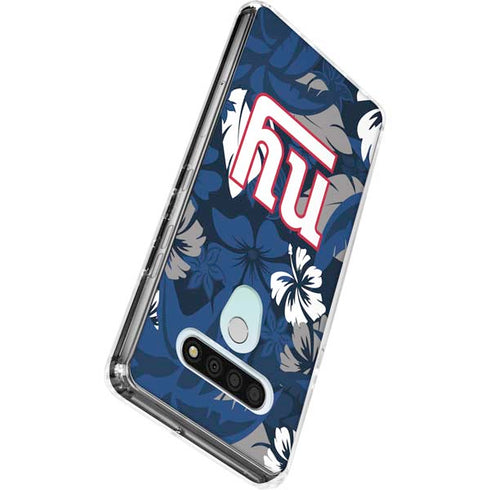 NFL New York Giants Tropical Print LG Stylo 6 Clear Case