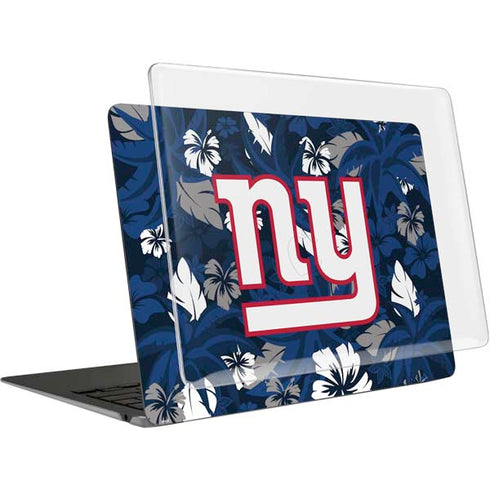 NFL New York Giants Tropical Print MacBook Air 13in M1 (2021) Case plus Skin