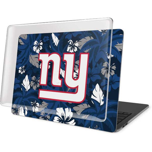 NFL New York Giants Tropical Print MacBook Pro 13in (2020) Case plus Skin