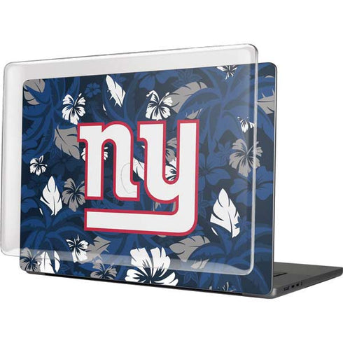 NFL New York Giants Tropical Print MacBook Pro 16in (2021-25) Case plus Skin