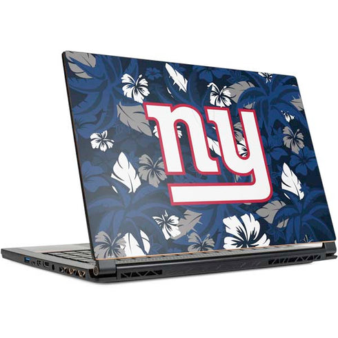 NFL New York Giants Tropical Print MSI GS65 Stealth Laptop Skin