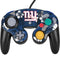 NFL New York Giants Tropical Print Nintendo GameCube Controller Skin