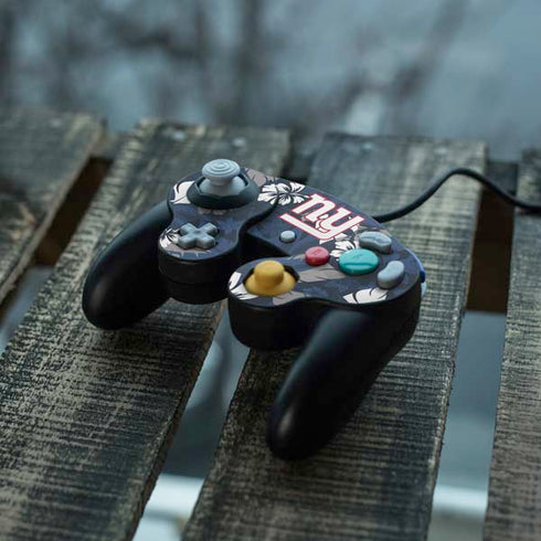 NFL New York Giants Tropical Print Nintendo GameCube Controller Skin