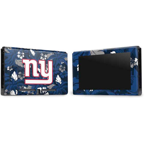NFL New York Giants Tropical Print Nintendo Switch Bundle Skin