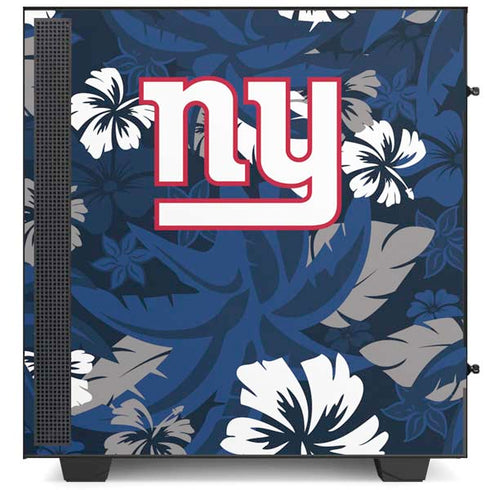NFL New York Giants Tropical Print NZXT H510 Compact ATX Mid-Tower Case Skin