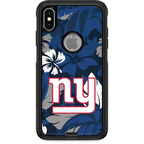 NFL New York Giants Tropical Print Otterbox Commuter iPhone Skin