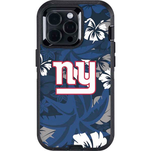 NFL New York Giants Tropical Print Otterbox Defender iPhone Skin