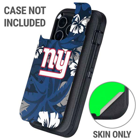 NFL New York Giants Tropical Print Otterbox Defender iPhone Skin