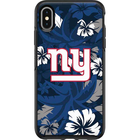 NFL New York Giants Tropical Print Otterbox Symmetry iPhone Skin