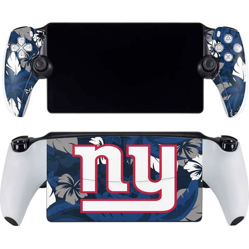 NFL New York Giants Tropical Print PlayStation Portal Remote Player Skin