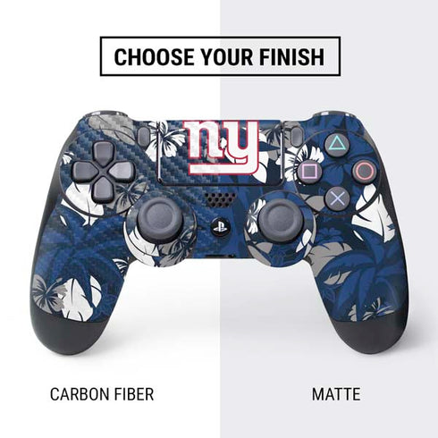 NFL New York Giants Tropical Print PS4 Controller Skin