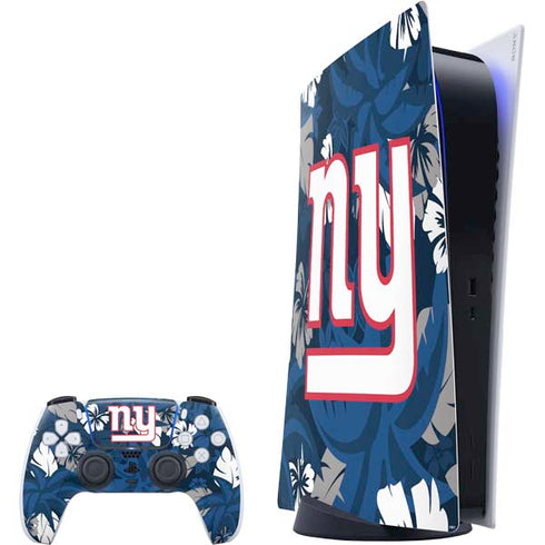 NFL New York Giants Tropical Print PS5 Digital Edition Bundle Skin