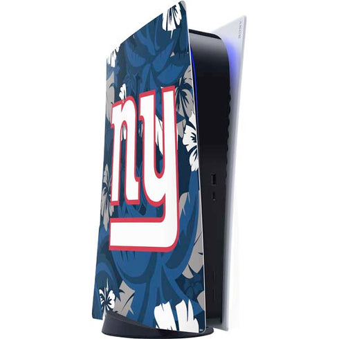 NFL New York Giants Tropical Print PS5 Digital Edition Console Skin
