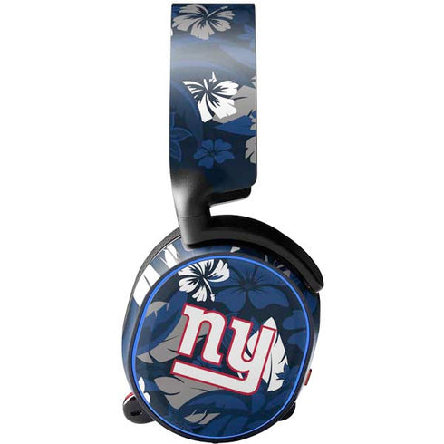 NFL New York Giants Tropical Print SteelSeries Arctis 3 Skin