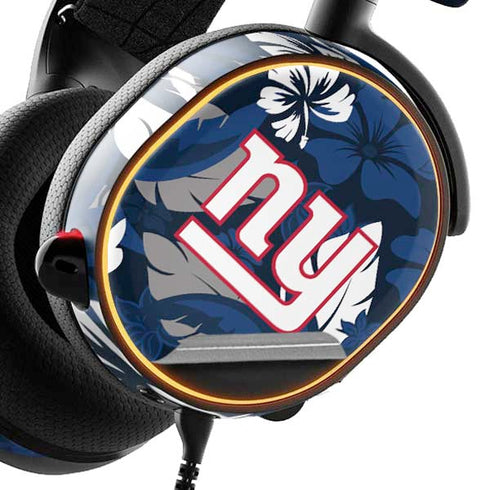 NFL New York Giants Tropical Print SteelSeries Arctis 3 Skin