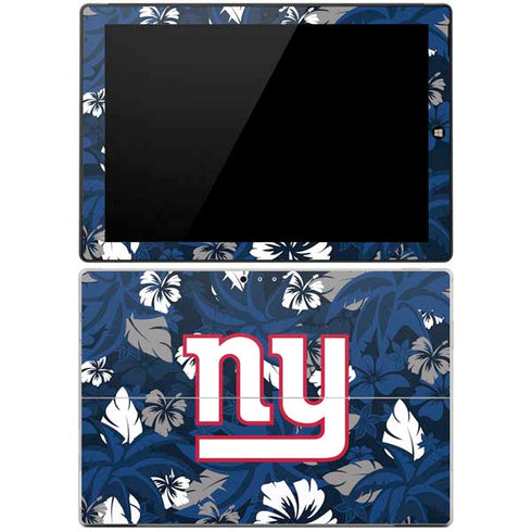 NFL New York Giants Tropical Print Surface Pro 3 Skin