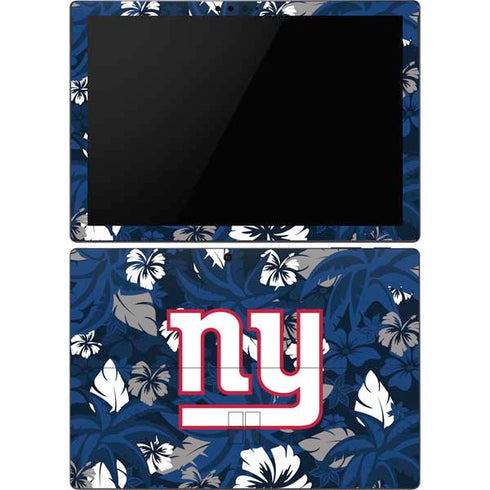 NFL New York Giants Tropical Print Surface Pro 6 Skin