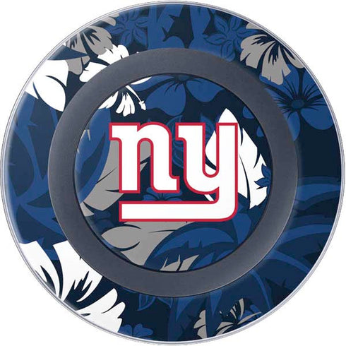 NFL New York Giants Tropical Print Wireless Charger Skin