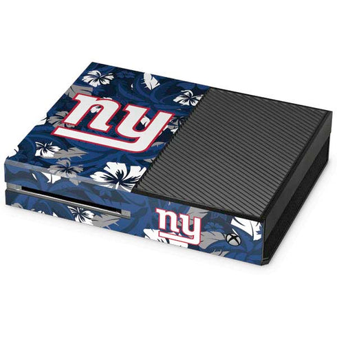 NFL New York Giants Tropical Print Xbox One Console Skin