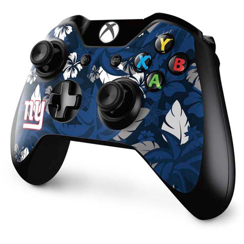 NFL New York Giants Tropical Print Xbox One Controller Skin