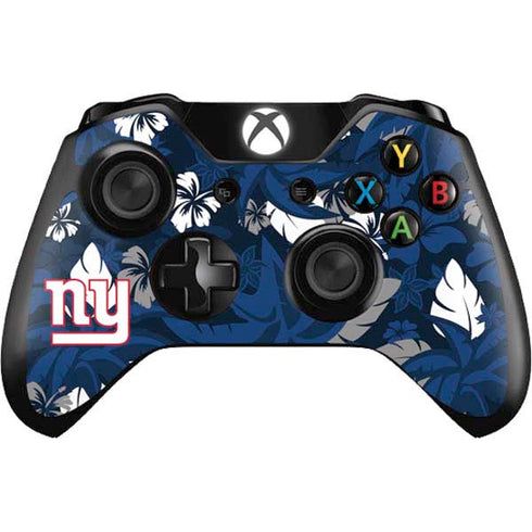 NFL New York Giants Tropical Print Xbox One Controller Skin