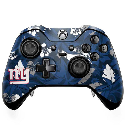 NFL New York Giants Tropical Print Xbox One Elite Controller Skin