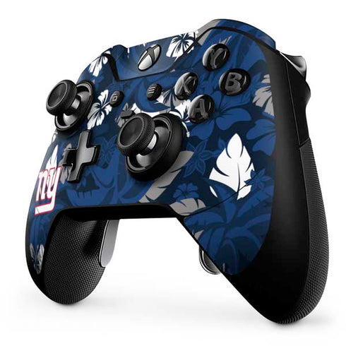 NFL New York Giants Tropical Print Xbox One Elite Controller Skin
