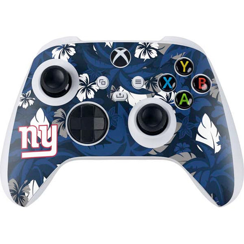 NFL New York Giants Tropical Print Xbox Series S Controller Skin