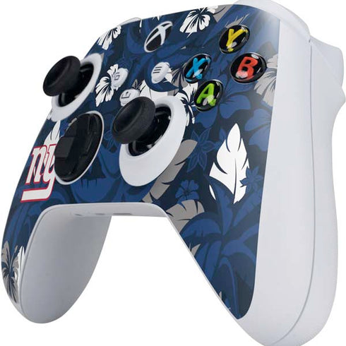 NFL New York Giants Tropical Print Xbox Series S Controller Skin