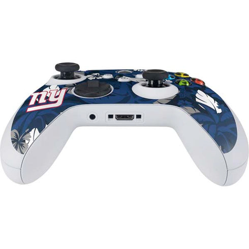 NFL New York Giants Tropical Print Xbox Series S Controller Skin