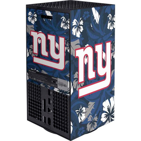 NFL New York Giants Tropical Print Xbox Series X Bundle Skin