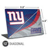 NFL New York Giants Universal Laptop 12in (9.8 x 6.8in) Skin