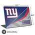 NFL New York Giants Universal Laptop 15in (12.2 x 8.8in) Skin