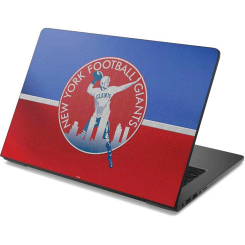 NFL New York Giants Vintage Dell Chromebook Skin