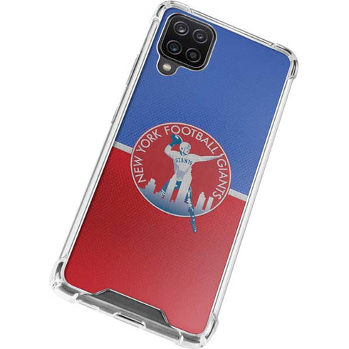 NFL New York Giants Vintage Galaxy A12 Clear Case
