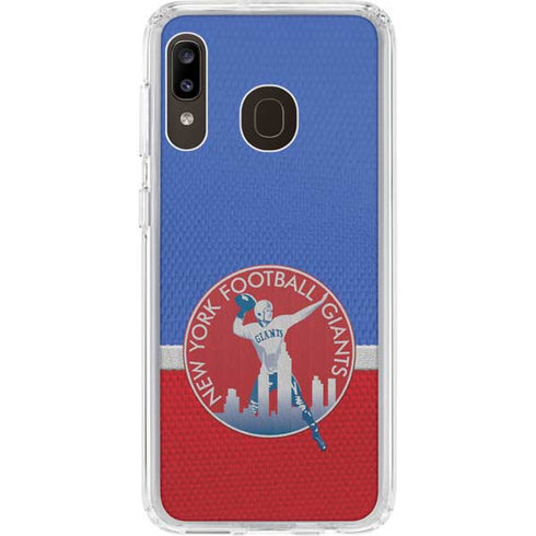 NFL New York Giants Vintage Galaxy A20 Clear Case