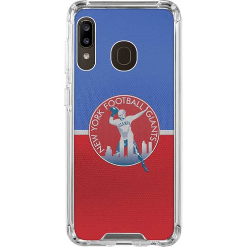 NFL New York Giants Vintage Galaxy A30 Clear Case