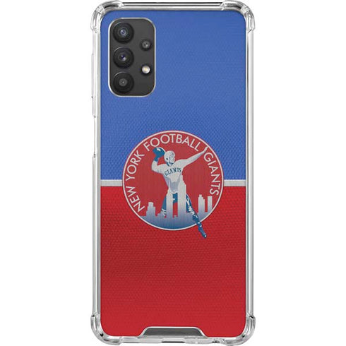 NFL New York Giants Vintage Galaxy A32 5G Clear Case