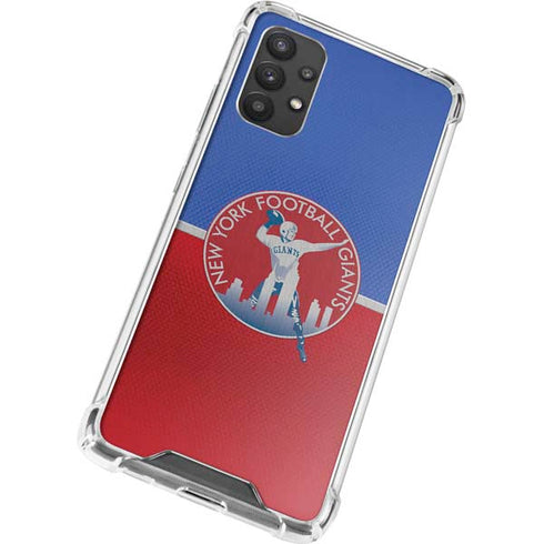 NFL New York Giants Vintage Galaxy A32 5G Clear Case