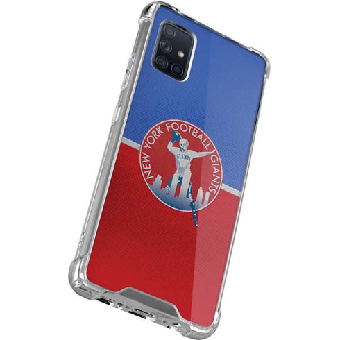 NFL New York Giants Vintage Galaxy A51 5G Clear Case