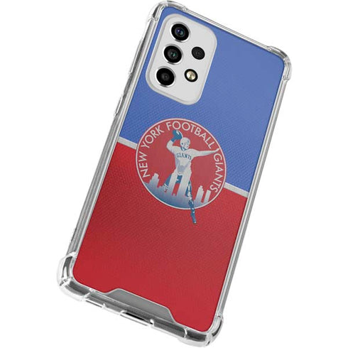 NFL New York Giants Vintage Galaxy A53 5G Clear Case