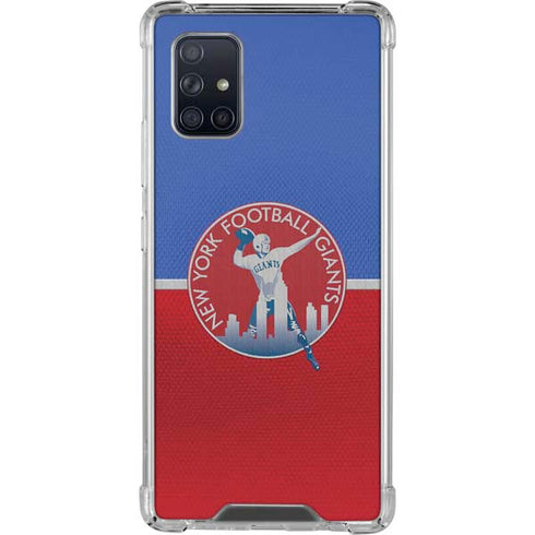 NFL New York Giants Vintage Galaxy A71 5G Clear Case