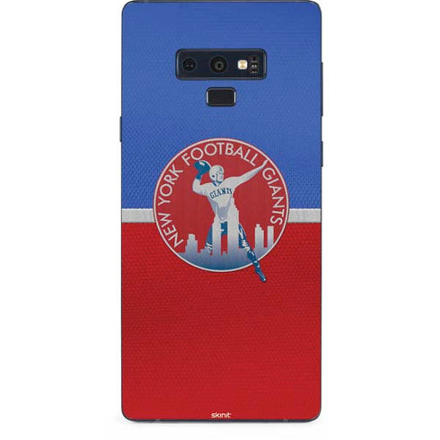 NFL New York Giants Vintage Galaxy Note 9 Skin