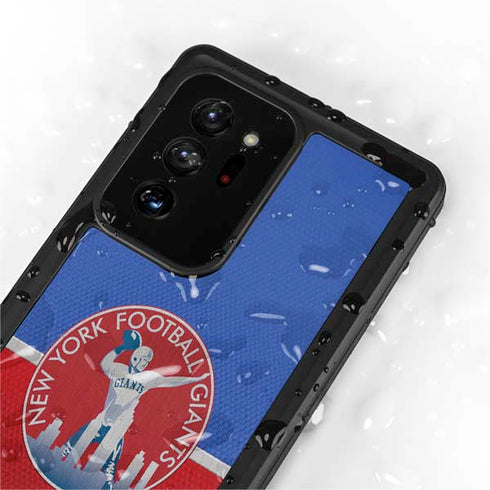 NFL New York Giants Vintage Galaxy Note20 Ultra 5G Waterproof Case