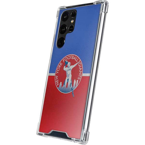 NFL New York Giants Vintage Galaxy S22 Ultra Clear Case