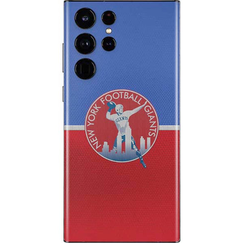 NFL New York Giants Vintage Galaxy S22 Ultra Skin