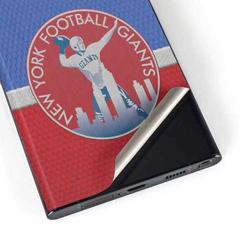 NFL New York Giants Vintage Galaxy S23 Ultra Skin